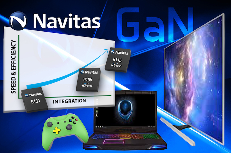 Navitas claims first production GaN power ICs